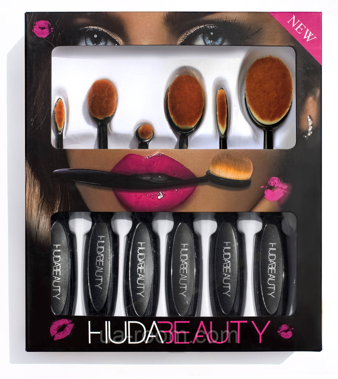 Набір пензлів-щіток Huda Beauty (6 штук)