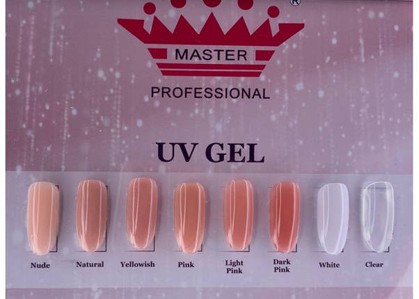 Моделювальний гель Master Professional LIGHT PINK, 30 г світло-рожевий, фото 2