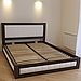 Ліжко дерев'яне двоспальне Амелія з підйомним механізмом (масив бука), фото 4