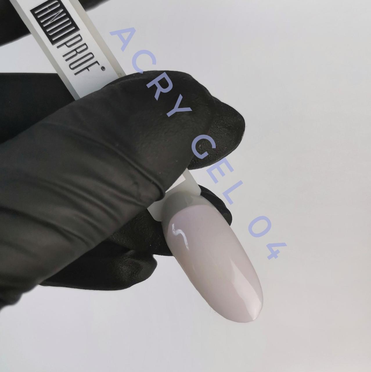 UV Акрил гель (акригель,полігель)  Acry gel для нарощування нігтів  №04 purple   Andi Prof 15ml