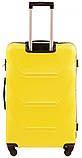 Валіза пластикова WINGS 147 середня жовта, фото 3
