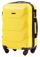 Валіза пластикова WINGS 147 мала 55 см жовта