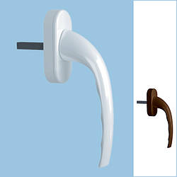 Ручка віконна Gera WH 009/37/43 (33)