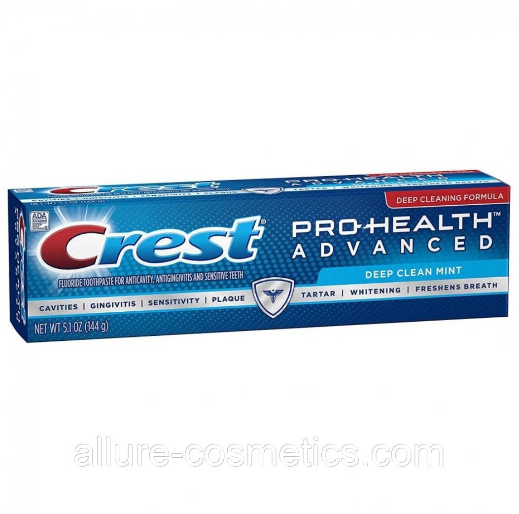 Зубна паста для глибоке очищення Crest Pro-Health Deep clean mint Toothpaste 144гр