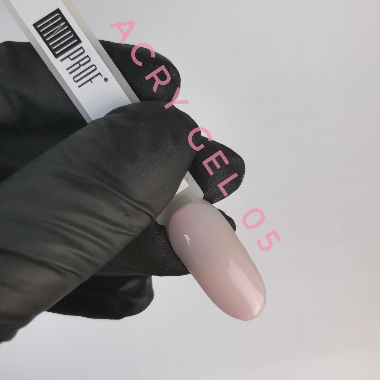 Акрил гель (полігель) для нарощування нігтів  Andi PROF №03 light pink 15 ml