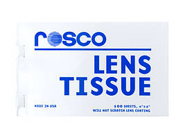 Серветки для чищення лінз ROSCO Lens Tissue 1k pack of 10 books of 100 sheets each (7446)