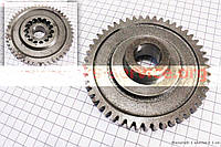 КПП - Шестерня ведомая понижающая Z=49 на мотоблок с двигателем 175N / 180N