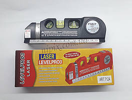 Лазерний рівень Fixit Laser Level Pro PR0 3 з вбудованою рулеткою