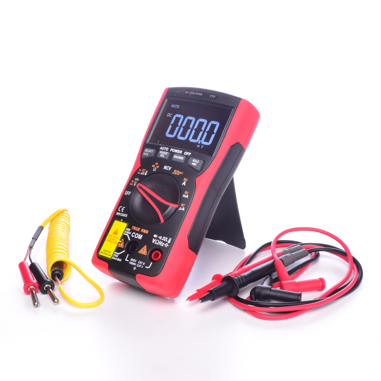 Мультиметр RichMeters RM777 портативний, автоматичний, високоточний + True RMS + NCV + термопара, фото 1