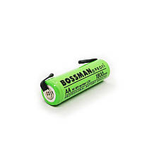 Промисловий Ni-Mh акумулятор AA (HR6) Bossman Profi 1800mAh (1.2v) з контактами, фото 2
