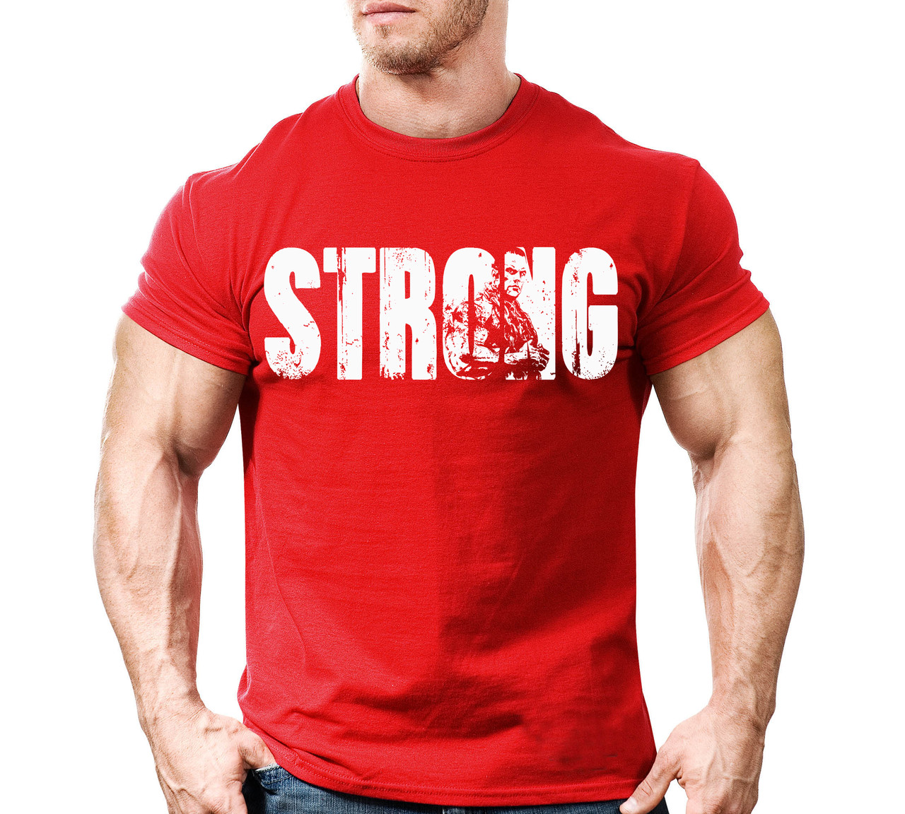 Футболка для бодибілдингу STRONG (Різні кольори), фото 1