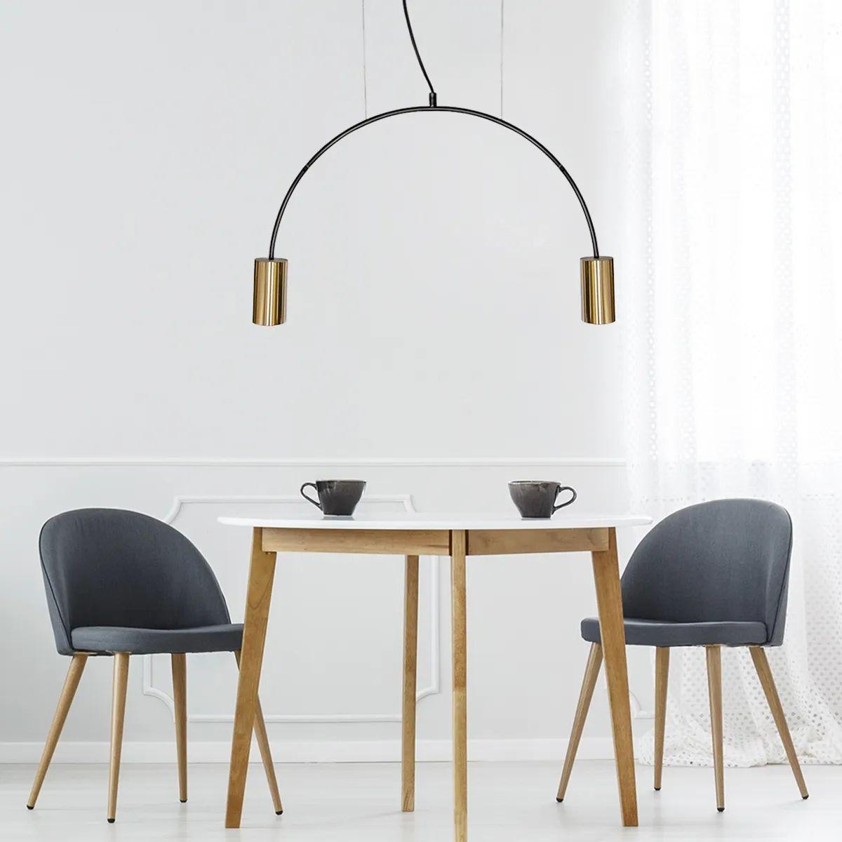 Підвісний світильник MJ-Light VOLTA 2 BK+GD 16005