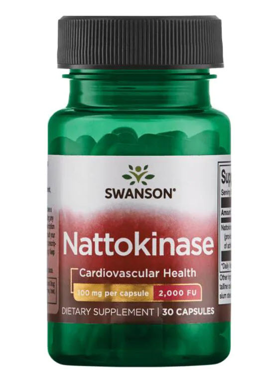 Наттокіназа Swanson Nattokinase 2000 FUs 30 капс.