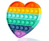 Pop It сенсорна іграшка, пупирка, поп. антистрес, pop it fidget, попілка, фото 3