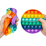 Pop It сенсорна іграшка, пупирка, поп. антистрес, pop it fidget, попілка, фото 6