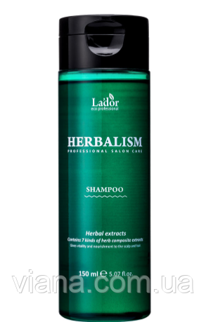 Заспокійливий трав'яний шампунь Lador Herbalism Shampoo 150 ml