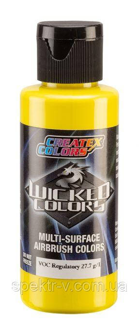Фарби для аерографа Wicked Colors-W081-Opaque Bismuth Vanadate Yellow покриваста ванадат висмуту жовта, 60 м