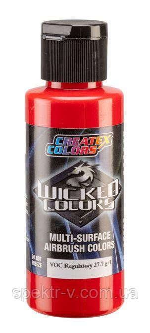 Фарби для аерографа Wicked Colors-W083-Opaque Pirrole Red покриваста піррол червоний, 60 мл