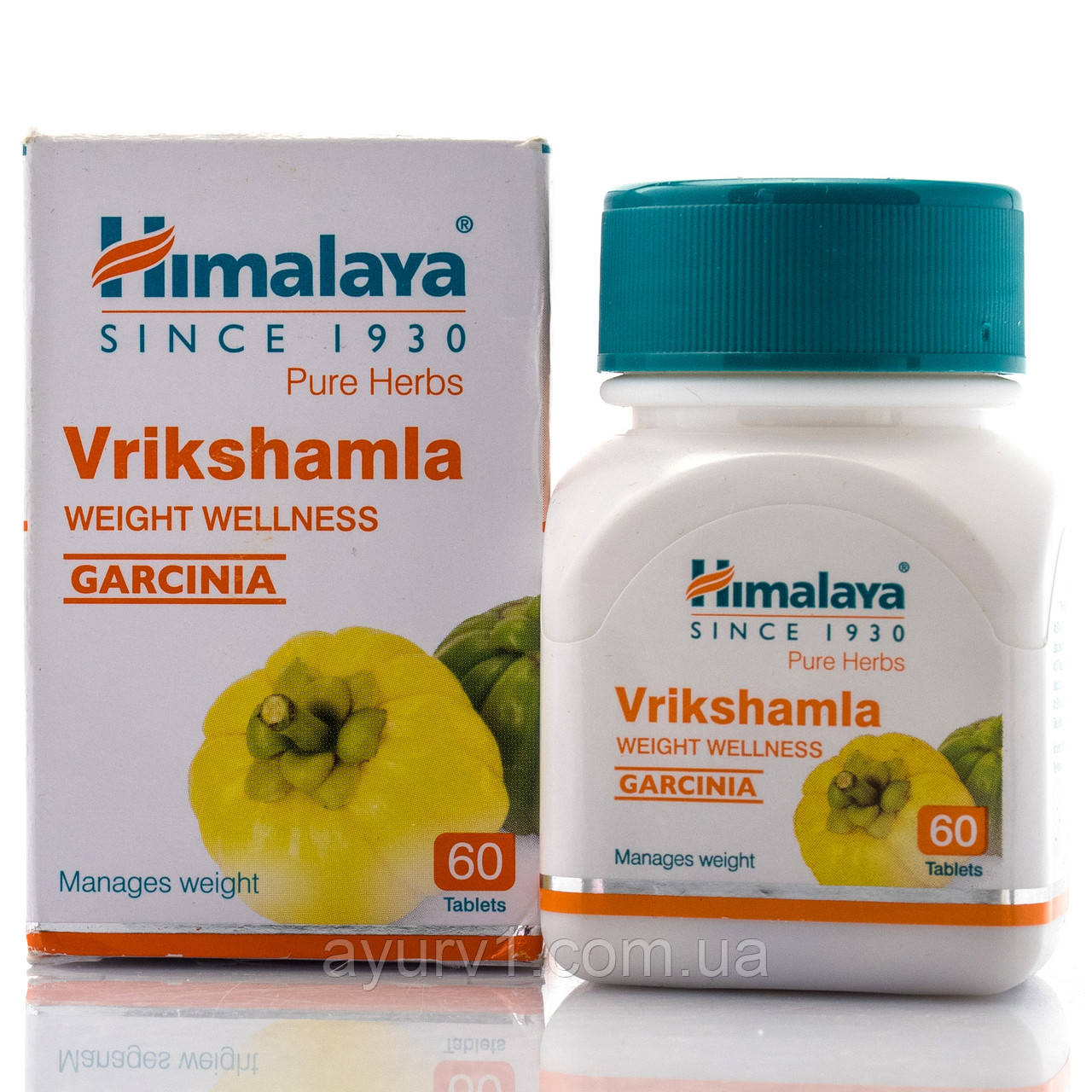Крикшамла Хімалаї/Vrikshamla Himalaya/60 tab. Гарцинія Індійська для контролю апетиту, боротьби з ожирінням