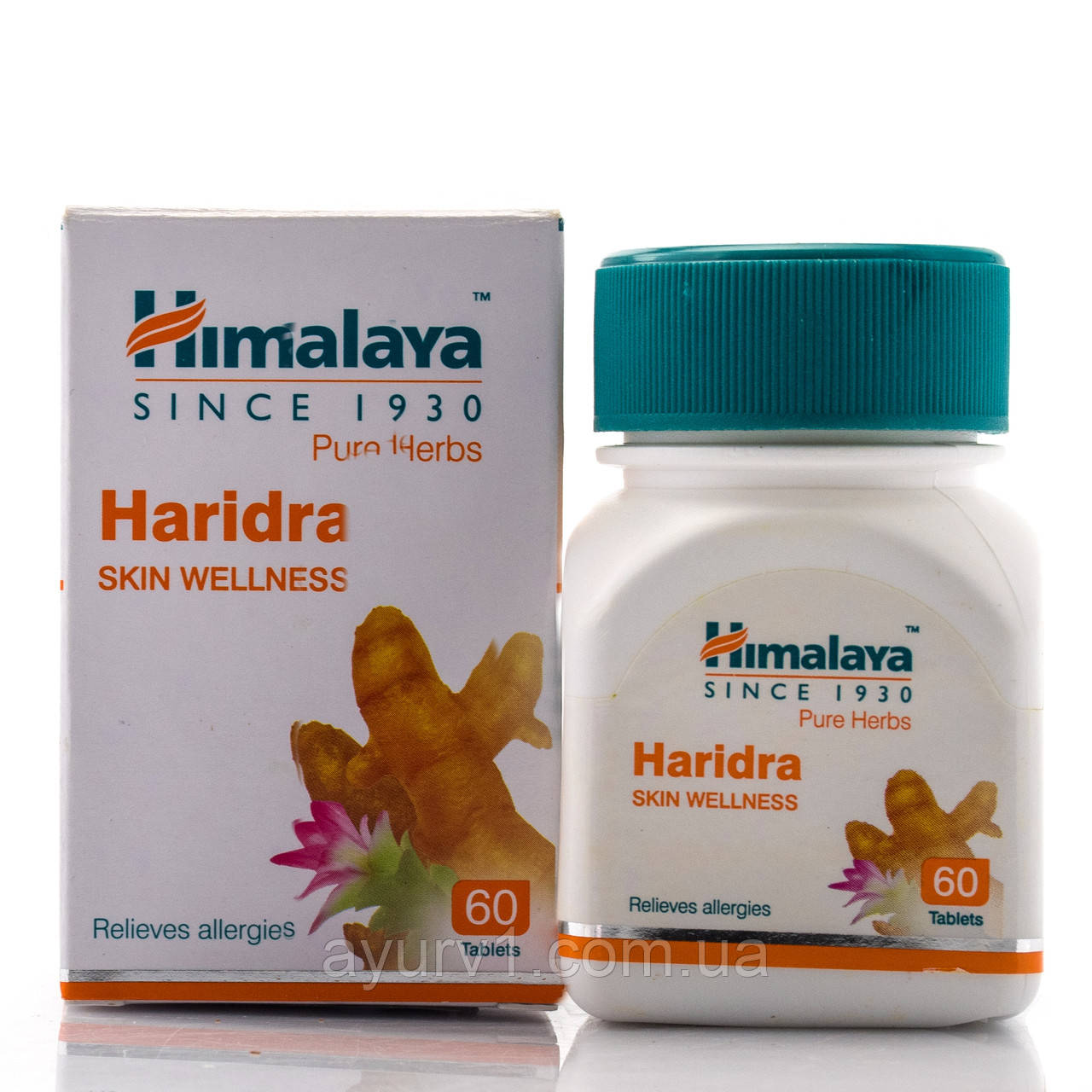 Харидра Куркума Хімала Haridra Turmeric Himalaya 60 таб. куркумін натуральний антибіотик від алергії
