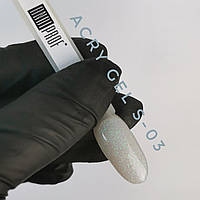 Акрил гель, полігель для нарощування нігтив  Andi PROF №03S marmaid 15 ml