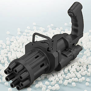 Кулемет генератор мильних бульбашок BUBBLE GUN BLASTER машинка для бульбашок автомат чорний код 10-1043