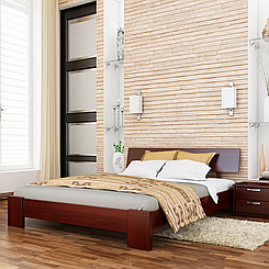 Ліжко дерев'яне двоспальне Титан (бук)