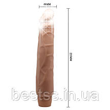 Реалістичний вібратор з мультишвидкісною вібрацією Barbara Jack Flesh, фото 2