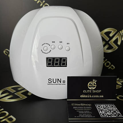 Манікюрна лампа SUN X 54W White UV/LED для полімеризації, фото 1