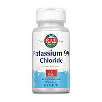 Калий 99 мг KAL Potassium 99 Chloride 100 tab