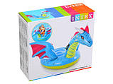 Дитячий надувний пліт для катання Intex 57563 «Дракон» (201 х 191 см), фото 3