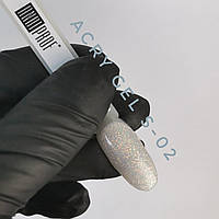 Акрил гель (полигель) для нарощування нігтів  №02S  PolyGel galaxy  AndiProf  15 ml