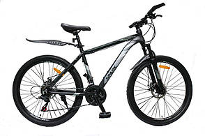 Велосипед SPARK TRACKER 26-AL-18-AM-D (Чорний з сірим)