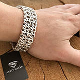 Срібний браслет Подвійний Кардинал, фото 3