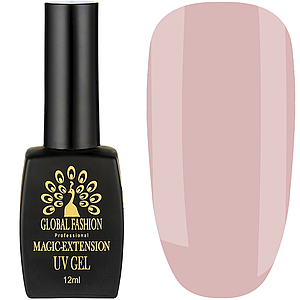 Гель для нарощування Magic-Extension UV Gel Global Fashion, 12 мл №05 рожевий камуфляж