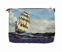 Жіноча джинсова сумочка Вітрильник