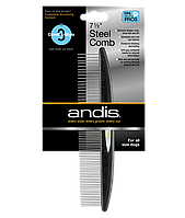 Andis Steel comb Гребінь комбінований 20 *2,5 см