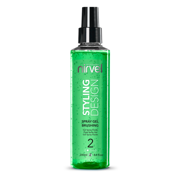 Nirvel. Spray Gel Brushing. Флюїд - фіксуючий гель – спрей, 200 мл