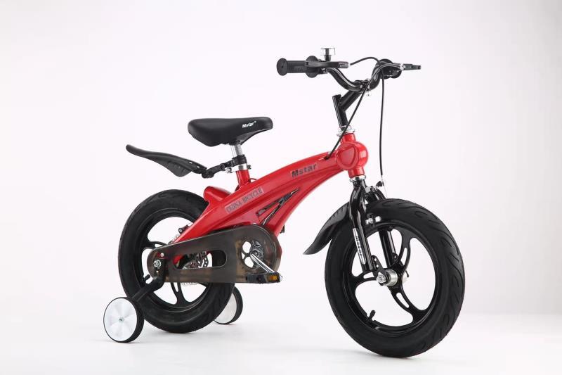 Велосипед дитячий XTH-M 14 Червоний 2 колеса + 2 страхувальних коліщаток на дітей 3, 4 роки806969