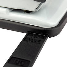 Діркопробивач Exakt-2 металевий, 20арк, синій, фото 3