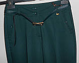 Красиві зелені штани з логотипом на манжеті DAS Elit, фото 5