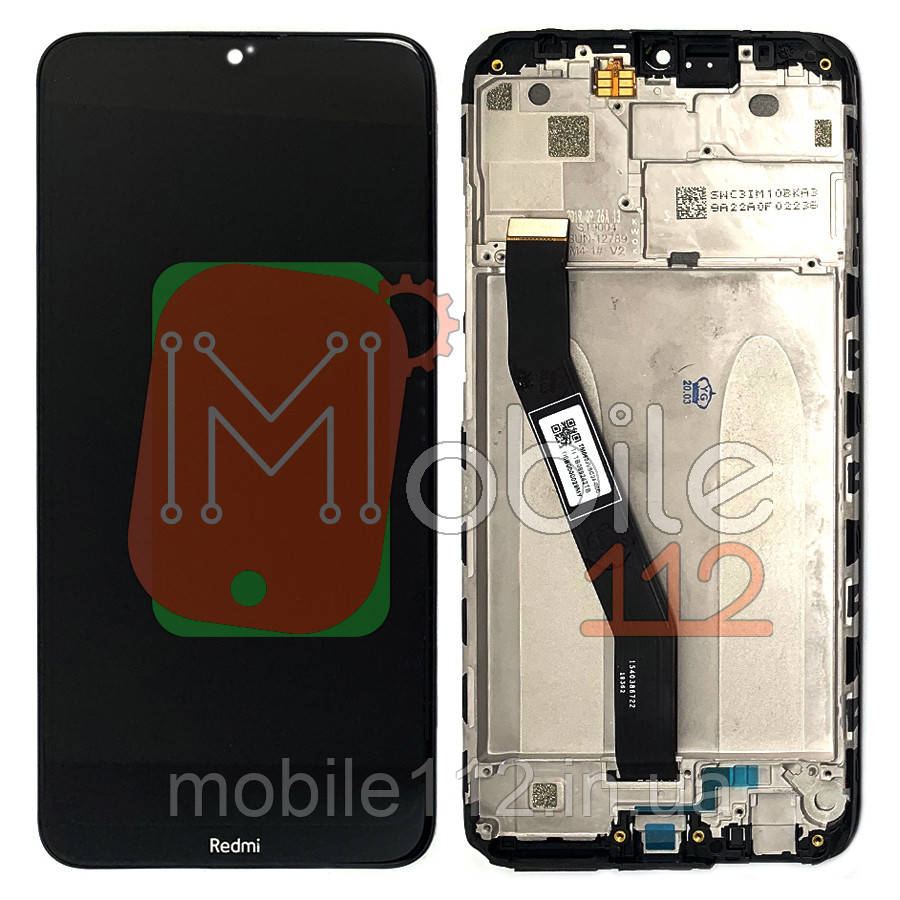 Экран (дисплей) Xiaomi Redmi 8, Redmi 8A MZB8256IN + тачскрин черный оригинал Китай с передней панелью и