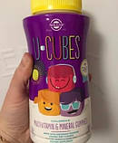 Дитячі вітаміни Солгар Solgar U-Cubes children's Multi-Vitamin & Mineral 120 gummies, фото 3