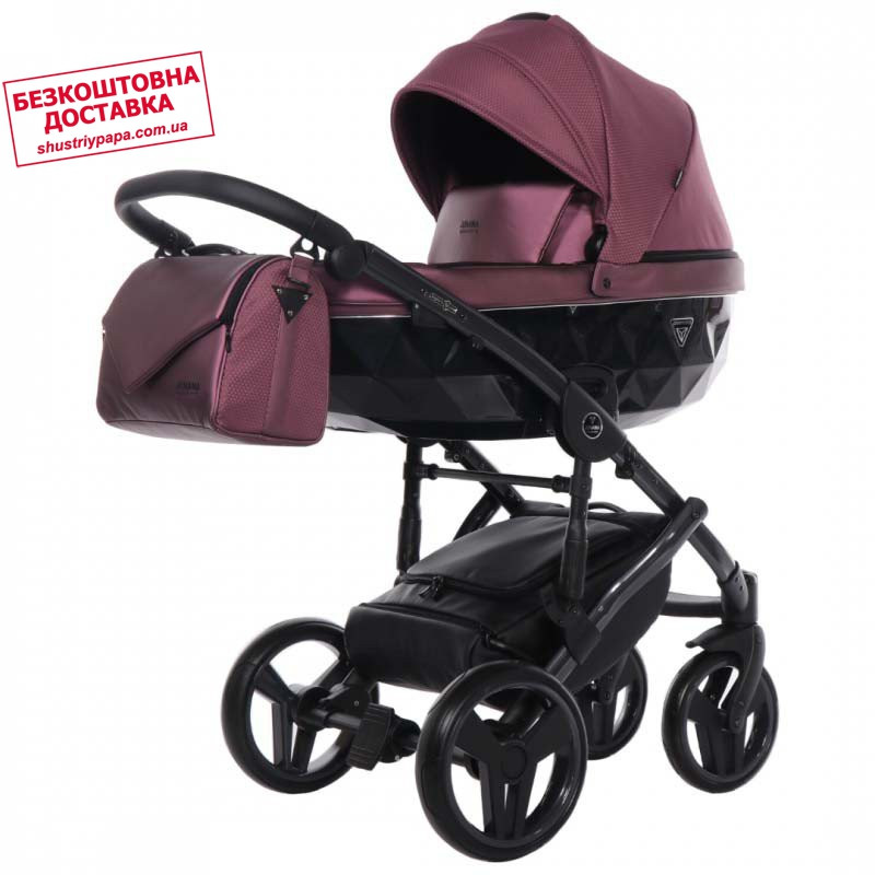 Дитяча коляска 2 в 1 Junama Saphire Eco 04 Bordo