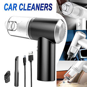 Бездротовий портативний автомобільний пилосос 4500pa/5000Pa, ЧОРНИЙ