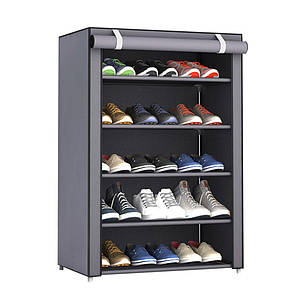 Тканинний розбірний шафа для взуття на 5 полиць FH-5556, (60х30х90 див.)