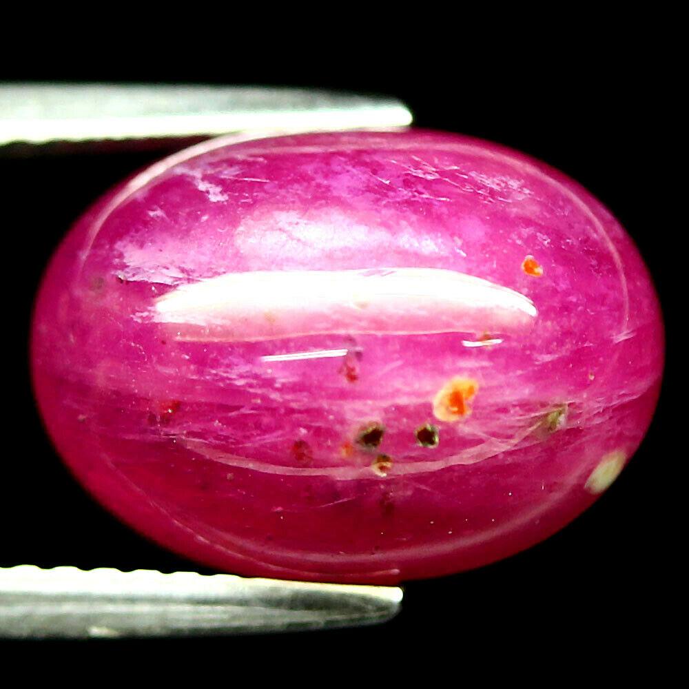 10.52 кт. Природний рубін Мадагаскару овал кабашон, фото 1