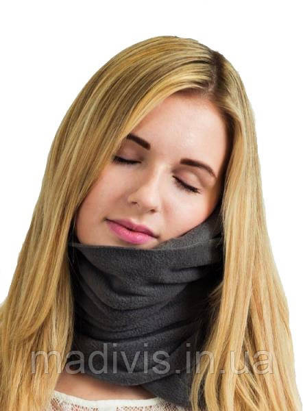 Подушка шарф для подорожей Travel Pillow у дорогу та для сну, фото 1