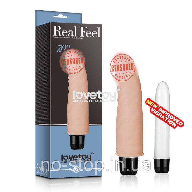 Реалістичний вібратор - Reel Softee Vibrator Flesh 7", фото 1