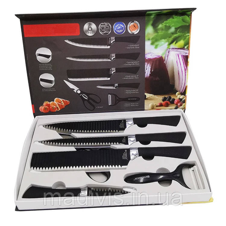 Набір кухонних ножів Forging Family, 6 предметів, фото 1